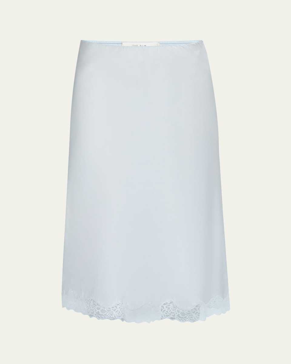Irene Silk Slip Skirt